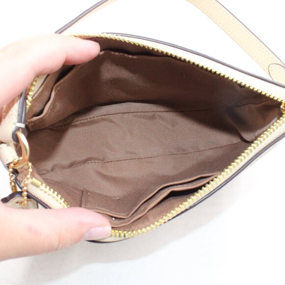 NWT Coach Nolita 19 Bag in Light Khaki/Ivory Multi Blocked Signature Canvas - Picture 6 of 8